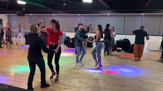 SALSA CLASSES IN LONDON WITH DANIEL amp AYESHA [upl. by Rebme676]