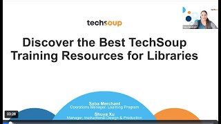 Discover the Best TechSoup Training Resources for Libraries [upl. by Beatrix]