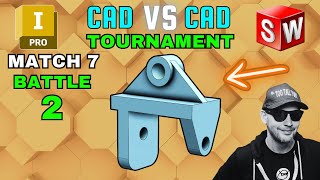 3D CAD esports  TOURNAMENT HIGHLIGHT  Match 7  TITANIUM VS Alessiino  INVENTOR vs SOLIDWORKS [upl. by Kristal]