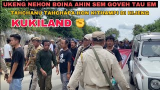 Boina hinsem Goho Tahchanu leh Tahchapa hon Kithampi di hijeng ✊ Kukiland Rally 🫵✌️🫵 [upl. by Ellerad]