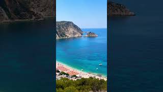 travel Myrtos Beach Cephalonia 🇬🇷🇬🇷🇬🇷 [upl. by Adalai]