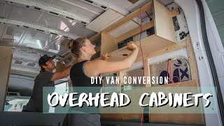 How to Build Upper Cabinets for a Van Conversion  VAN BUILD SERIES week 4 [upl. by Aurelie109]