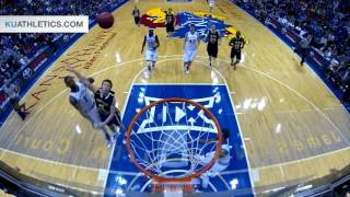 Kansas Defeats Fort Hays State 9559  Kansas Mens Basketball  111015 [upl. by Brynne]