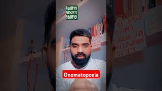 Onomatopoeia figures of speech literaryterms uptgtpgt bpscenglish dssssb spokenenglish Vivek [upl. by Uwton40]