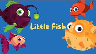 Little Fish Splish Splash Song for Kids  Fun amp Catchy Fishy Song with Underwater Adventure [upl. by Eirrotal]