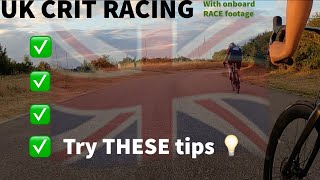 HILLINGDON CRIT TIPS These TEN TIPS changed my life Onboard footage London Criterum racing [upl. by Sasha]