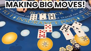 Blackjack  400000 Buy In  EPIC High Limit Room Session Splitting Aces amp Making Big Moves [upl. by Efron]