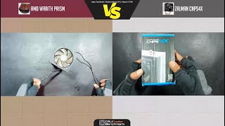 AMD Wraith Prism VS Zalman CNPS4X CPU Cooler [upl. by Anoy555]