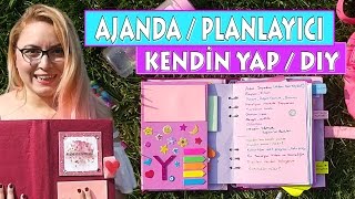 Kendin Yap Ajanda  Planlayıcı Yapımı  DIY Planner [upl. by Nihs]