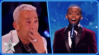 13yearold Malakai Bayohs HEAVENLY voice will move you to tears  SemiFinals  BGT 2023 [upl. by Schonthal]