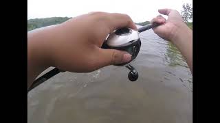 Bass fishing with keitechs at Hempstead lake state park [upl. by Eseer]