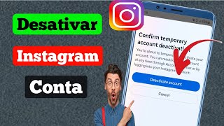 Como desativar conta do Instagram fácil e rápido [upl. by Aristotle896]