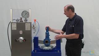 How to test a safety relief valve with air or nitrogen [upl. by Kaleena]