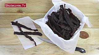 Jak zrobić… Suszona wołowina Beef Jerky  SkutecznieTv HD [upl. by Esille26]