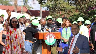 BREAKING NEWSNARC KENYA LEADERS CALLS OUT RAILA TO GIVE MARTHA KARUA ODM PARTY WHEN HE GOES TO AU [upl. by Aicetel]