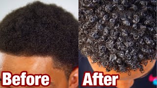 How To Get Curly Hair in 5 Minutes  Black Men and Women  2024 [upl. by Singleton782]