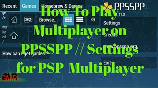 How to play multiplayer on PSPPPSSPPadhoc Multiplayer PSP settings [upl. by Lohcin]