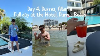 Albania Day 4 Full day at the Hotel Durres Beach [upl. by Parshall]