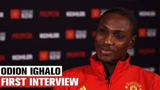 Odion Ighalo First Interview  Manchester United [upl. by Twitt]