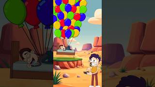 How Many Balloons To Make A Bed Fly Animation memes shorts memes [upl. by Alimaj]