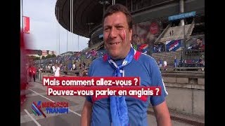 MALAISE dun supporter Français ne sachant pas parler Anglais dans Quotidien [upl. by Aramak]