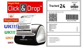 Royal Mail Click and Drop UK Large Postal Label vs Dymo LabelWriter 4XL  Full How To Tutorial [upl. by Enna]