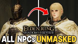 ELDEN RING All DLC NPC Faces without Helmets UNMASKED [upl. by Priscilla]