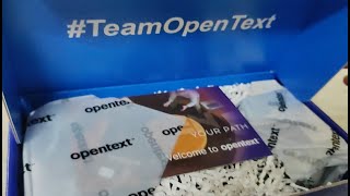 OpenText Welcome Swag Kit Goodies Intern amp Full time Employee 2025 Benefits TeamOpenText [upl. by Aleehs]