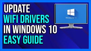 How to Update WIFI Driver in Windows 10  2024 Quick amp Easy [upl. by Okihcim289]