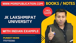 JK LAKSHMIPAT UNIVERSITY JKLU  ACCOUNTS BOOKS  MATHS BOOKS  STATISTICS BOOKS [upl. by Frayne23]