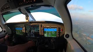 Piper PA46 M350  Mirage on lap in the hold [upl. by Ecnatsnok698]