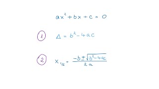 Rezolvarea ecuatiei de gradul II metoda 3 [upl. by Samira996]