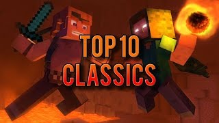 ♪ Top 10 Classic Minecraft Songs Parodies and Music Videos ♪ [upl. by Relyuhcs630]