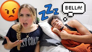 SAYING ANOTHER GIRLS NAME IN MY SLEEP PRANK ON GIRLFRIEND [upl. by Werbel86]