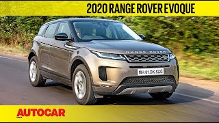 EXCLUSIVE 2020 Range Rover Evoque India Review  First Drive  Autocar India [upl. by Ahpla]