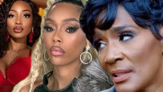 Erica Dixon gets dragged for laughing at Momma Dees diss track for Bambi‼️ [upl. by Ecirtahs]