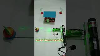 How to make laser home security system  science project amazing homeexperiments project [upl. by Lavona]