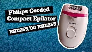 Philips Corded Compact Epilator BRE25500 [upl. by Nivel]