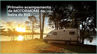 ACAMPAMENTO NA BEIRA DO RIO de Motorhome [upl. by Haiacim]