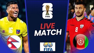 Nepal vs Afghanistan Football LIVE  FIFA Friendlies Match  Nepal in Afghanistan  Nepali Football [upl. by Bartlett]