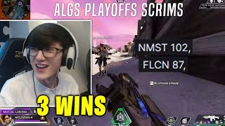 iiTzTimmy wins 3 games of ALGS Playoffs Scrims 1st Place [upl. by Towers63]