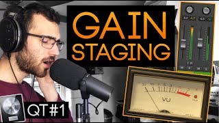 Quick Tip 1 Gain Staging Vocals [upl. by Navets]