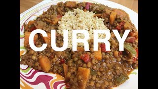 CURRY RECIPE  RECETA DE CURRY [upl. by Ivad]