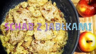 Schab z jabłkami 🍎🍏🍎  PRZEPIS jak zrobić krok po kroku [upl. by Dinesh]