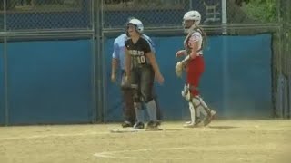 Lansing Catholic softball stuns Laingsburg 42 in District semifinal [upl. by Nations]