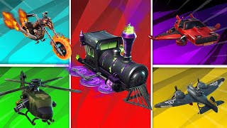 Evolution of All Vehicle Gliders in Fortnite  20172021 [upl. by Winer540]