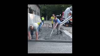 How to handscreed concrete shorts [upl. by Toni]