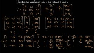 Linear Algebra 111 Leontief InputOutput Models [upl. by Apfelstadt]