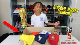 MASSIVE Ronaldo Neymar Messi World Cup Soccer Jersey Unboxing [upl. by Islehc]