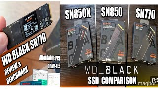 Western Digital WD SN770 500GB 1TB 2TBWD Black SN850X vs SN850 SN770 SSD  Which SSD Should You Buy [upl. by Thill59]